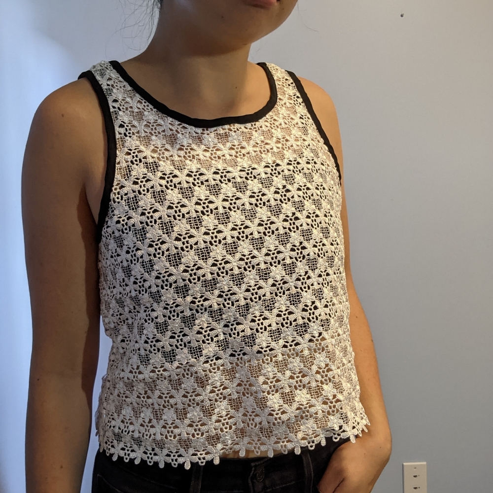 Elegant see through top